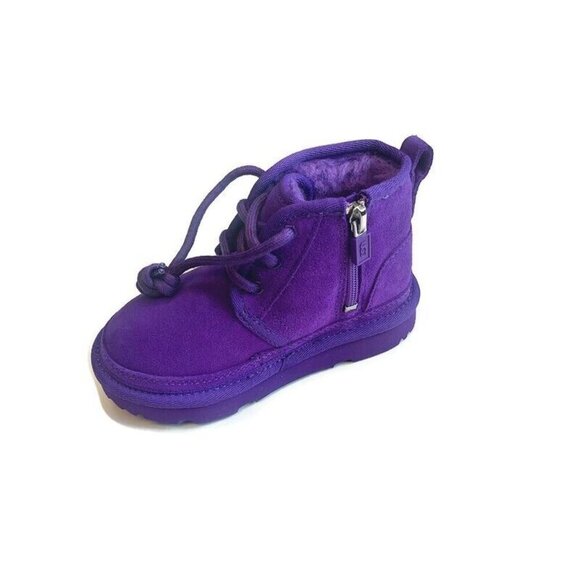 UGG Neumel II Ankle Chukka Boot Toddler Size 8 Age 3-4 Mussel Shell 1017320T - Picture 3 of 9